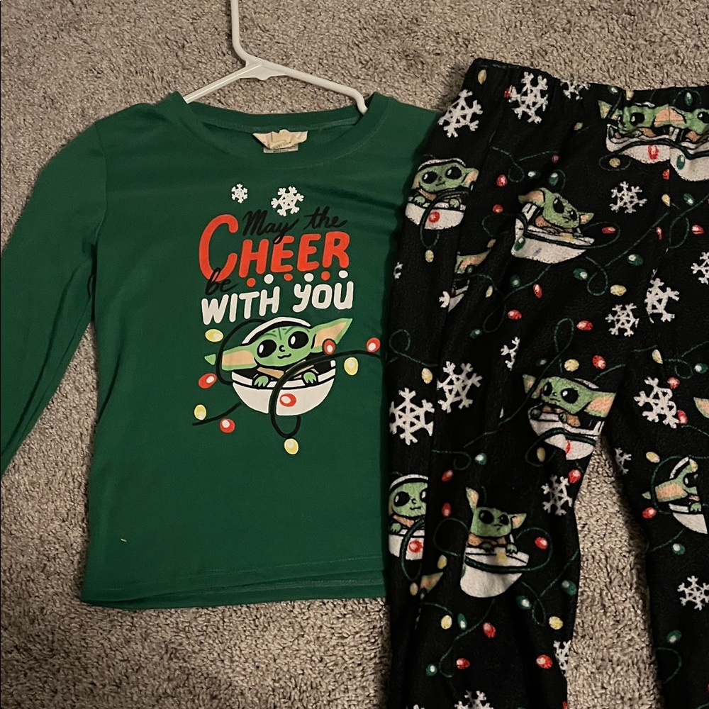 Star Wars Kids Pajama Set with Festive Print